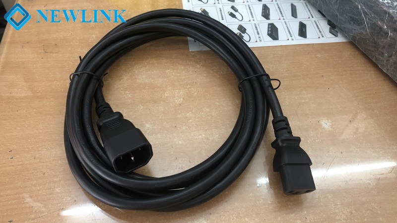 Dây nguồn C13 C14 dài 3M NEWLINK lõi 3x1,31mm2 (16AWG) NL-PC1314-3M